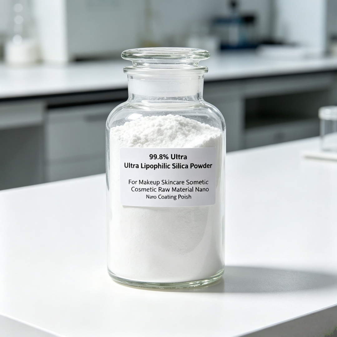 Luxury Skincare Essential - 99.8% 超親油性ナノシリカパウダー化粧品グレードのエッセンシャルオイルゲル増粘剤高級メイクアップスキンケア原料用