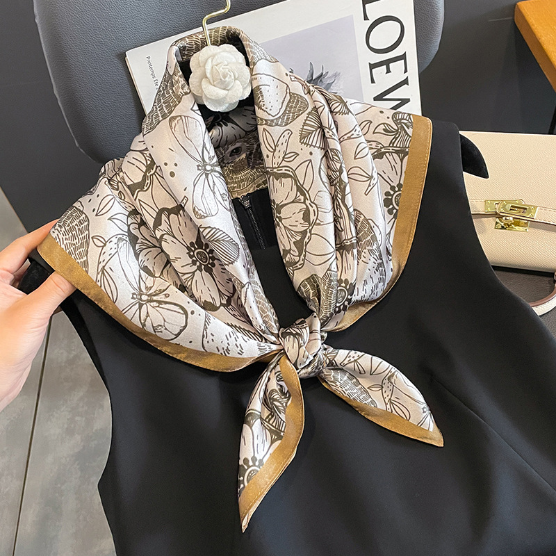 女性のための正方形のシルクスカーフ,豪華なブランド,ハンカチ - Luxury Skincare Headband のレビューと価格