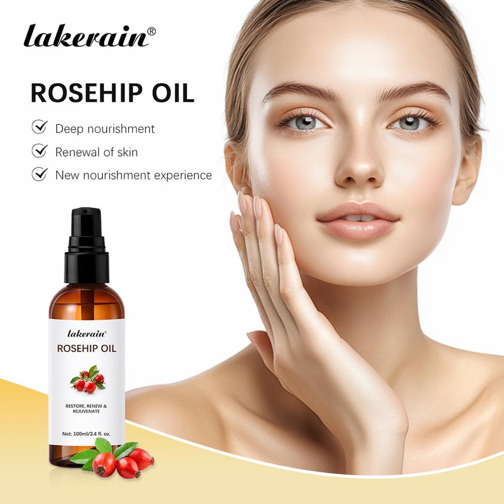 顔と肌用のローズヒップオイル オーガニックローズヒップシード - Cold Pressed Rose Hip のレビューと価格