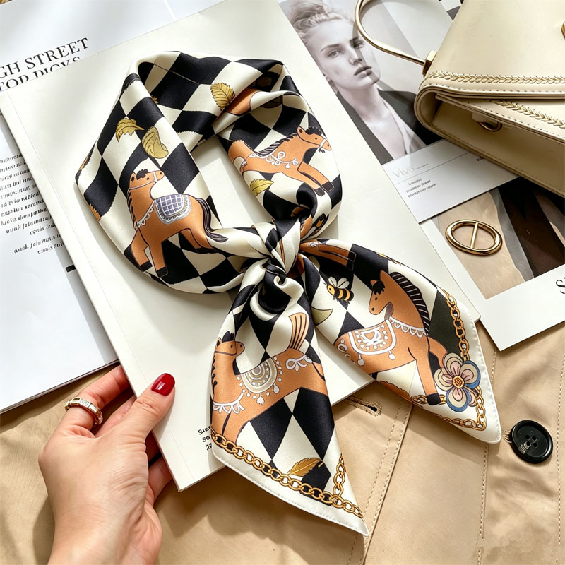 レディースハンカチヘアシルクスカーフ70 * 70cmプリン - Luxury Skincare Headband のレビューと価格