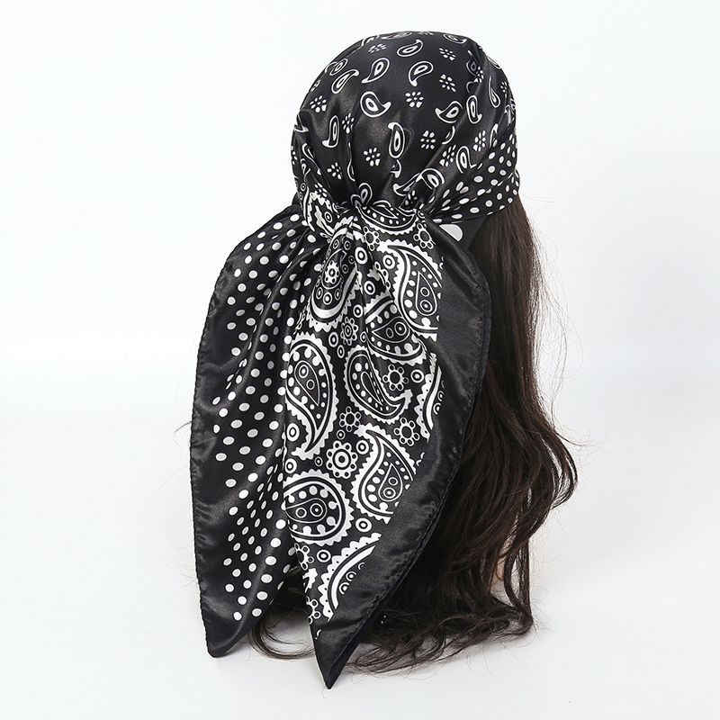 ハンカチ髪シルクスカーフ 90*90 センチメートルプリント - Luxury Skincare Headband のレビューと価格