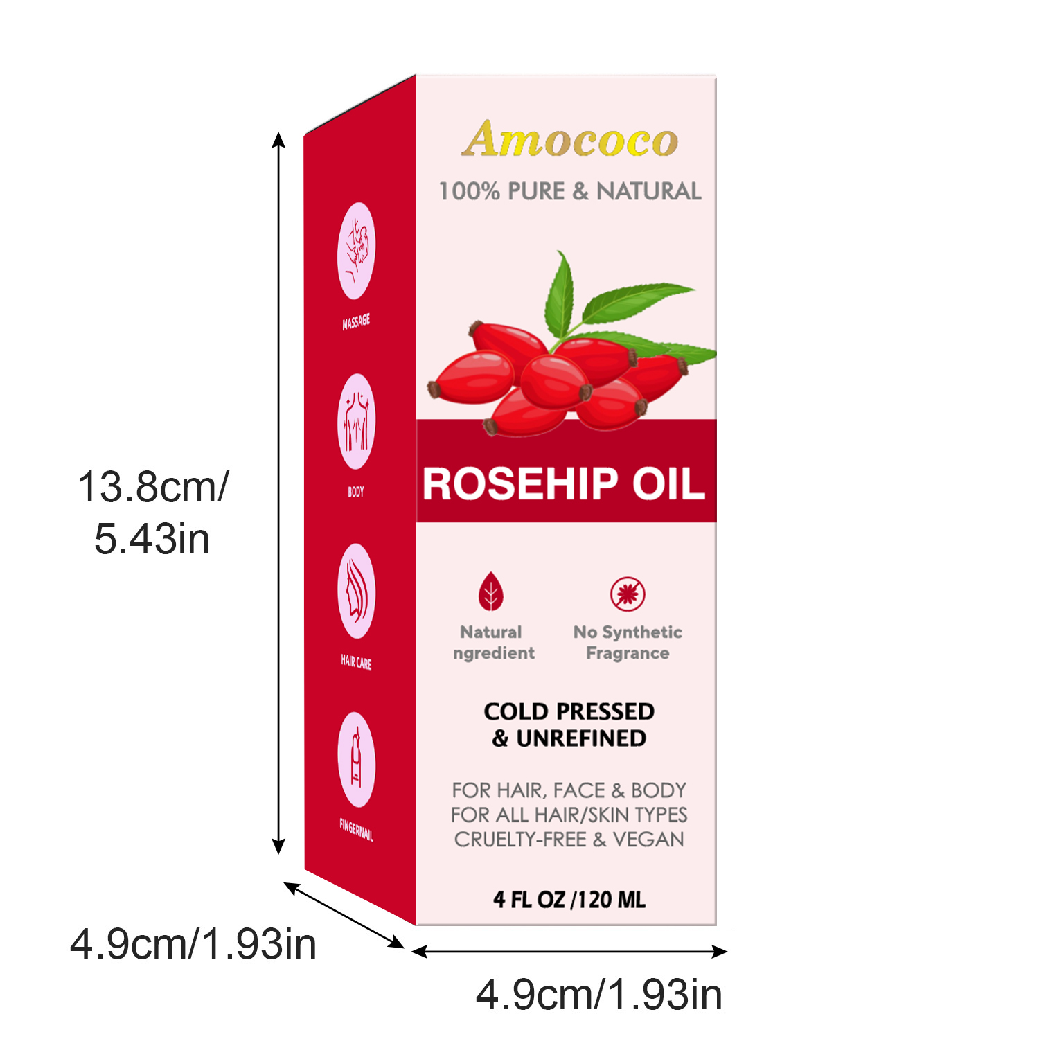 アモココ 2個入り ホホバオイルとローズヒップオイル 天然フ - Cold Pressed Rose Hip のレビューと価格