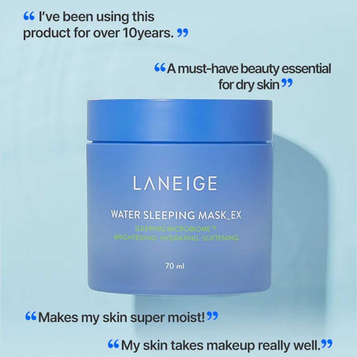 LANEIGE ウォータースリーピングマスク 70ml、一晩 - Luxury Skincare Treatments のレビューと価格