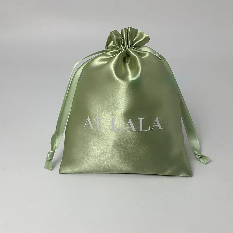 カスタムプリントロゴサテンジュエリー包装袋シルク巾着ポーチキ - Luxury Skincare Packaging のレビューと価格